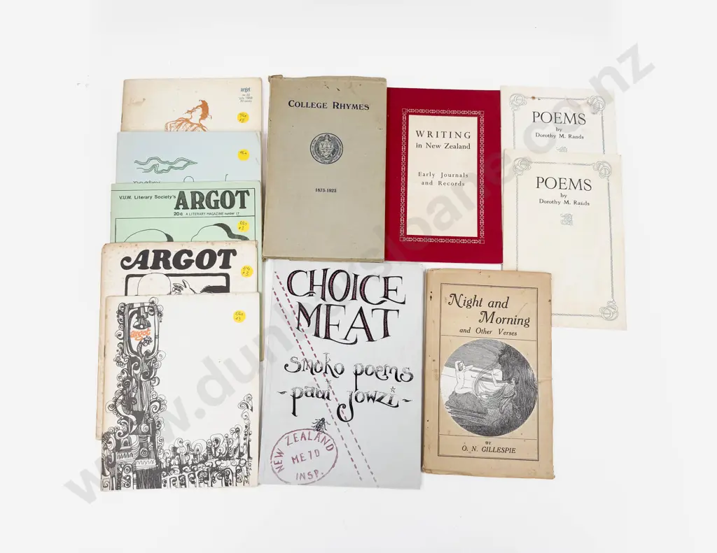 Eleven Vintage Volumes Relating to NZ Fiction Image 1++