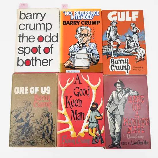 Six Barry Crump Volumes