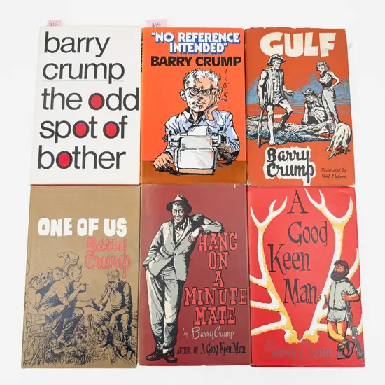Six Barry Crump Volumes