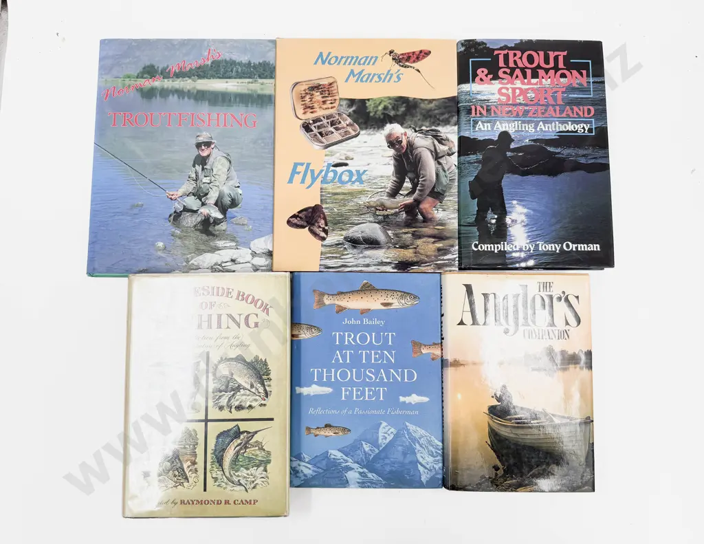Six Volumes Relating To Trout Fishing Image 1++