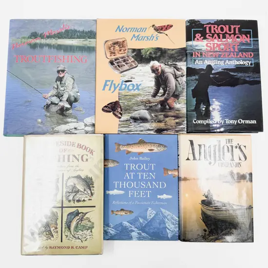 Six Volumes Relating To Trout Fishing
