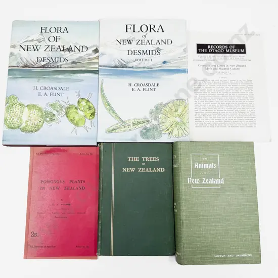 Six Volumes Relating To NZ Natural History