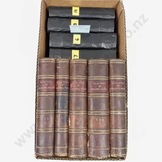 Small Box Assorted Antique Books