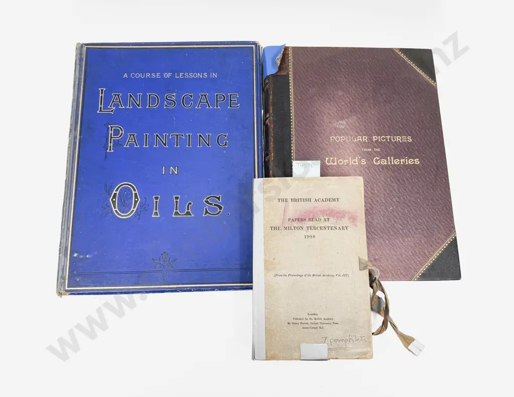 Three Vintage Art Related Volumes Image 1++