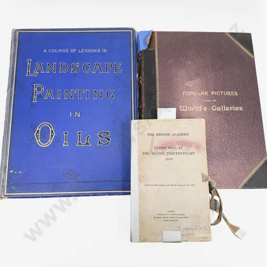 Three Vintage Art Related Volumes