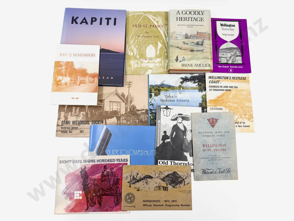 Quantity Assorted Wellington Regional Histories Image 1++