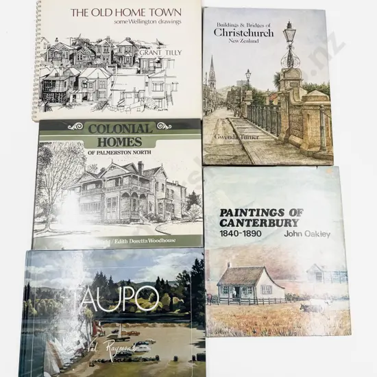 Quantity Assorted NZ Regional Art Volumes