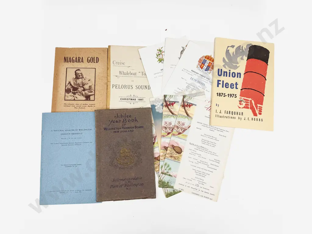 Quantity Assorted Vintage NZ Marine Related Pamphlets Image 1++