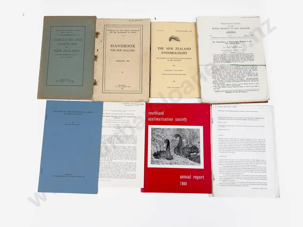 Quantity Assorted Vintage NZ Marine Related Pamphlets Image 1++
