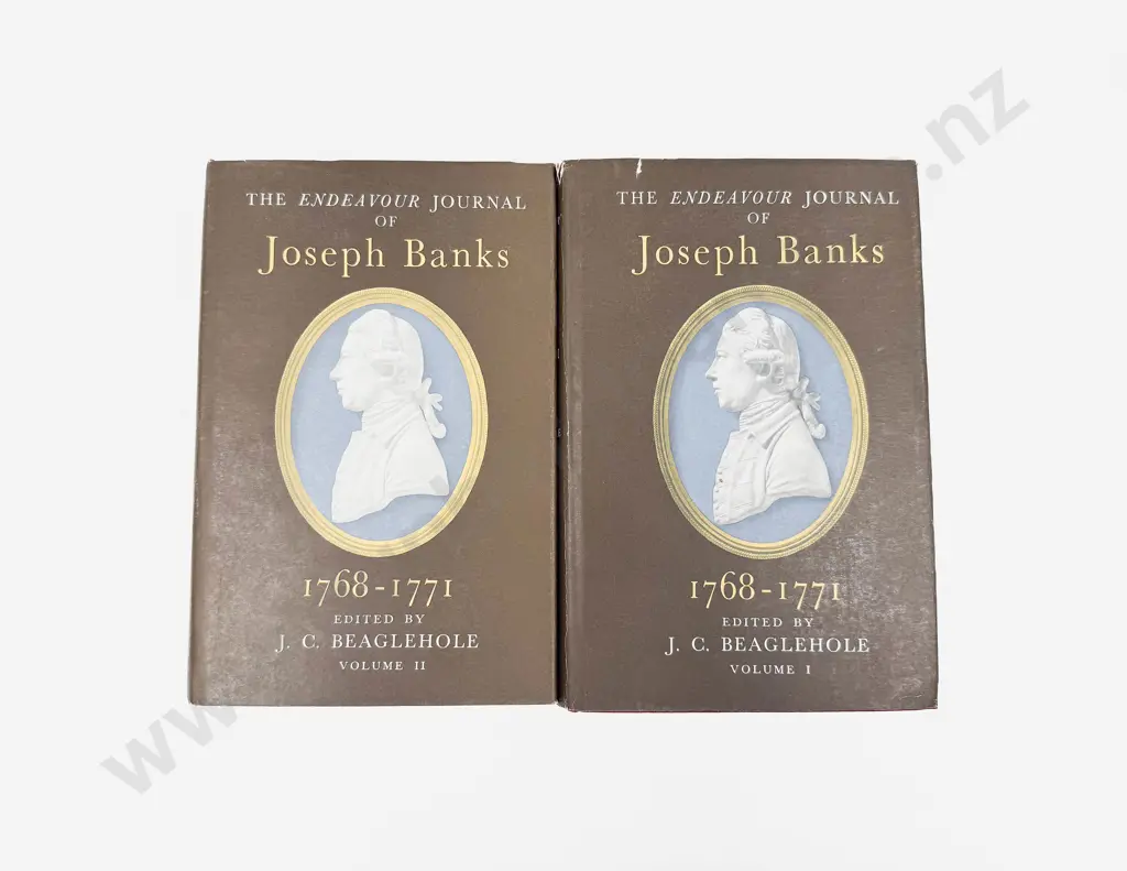 The Endeavour Journal of Joseph Banks - Volume One & Two Image 1++