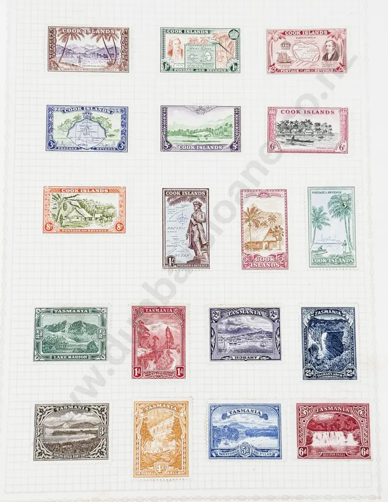 Two Vintage Albums - NZ Single Stamps with FDCs & 1923 to 1948 Commonwealth Stamps Image 1++