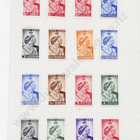 Two Vintage Albums - NZ Single Stamps with FDCs & 1923 to 1948 Commonwealth Stamps