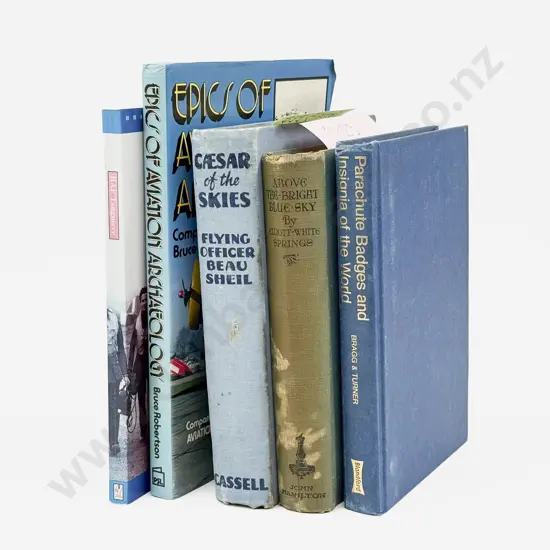 Five Vintage Aviation Reference Volumes