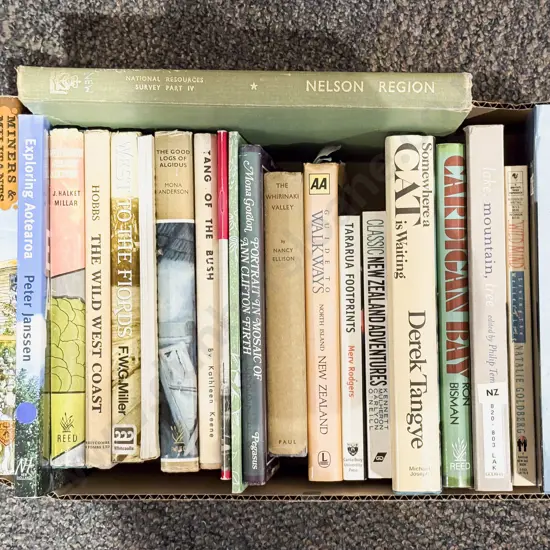 Box of Assorted NZ Books incl Regional Histories