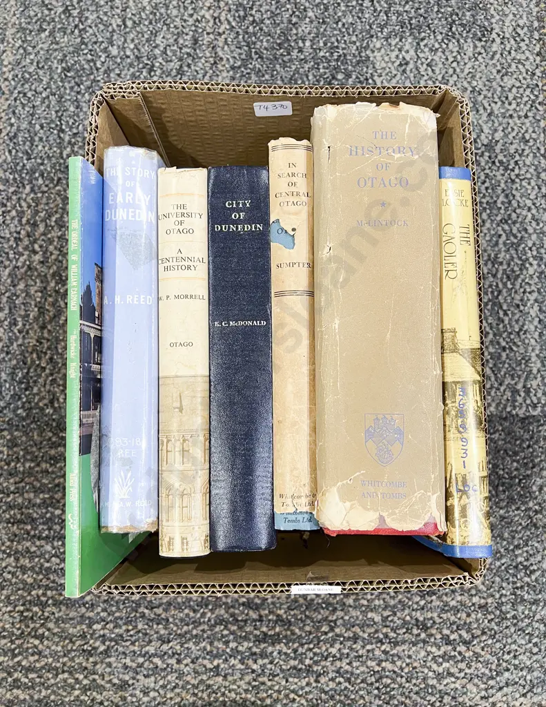 Box Assorted Dunedin & Otago Regional Histories Image 1++