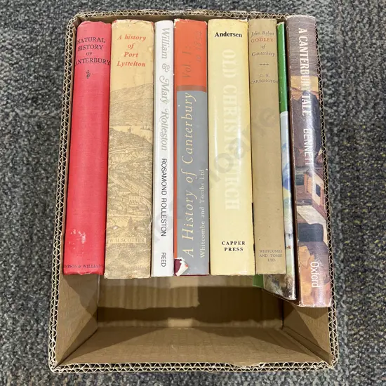 Box Assorted Canterbury Regional Histories