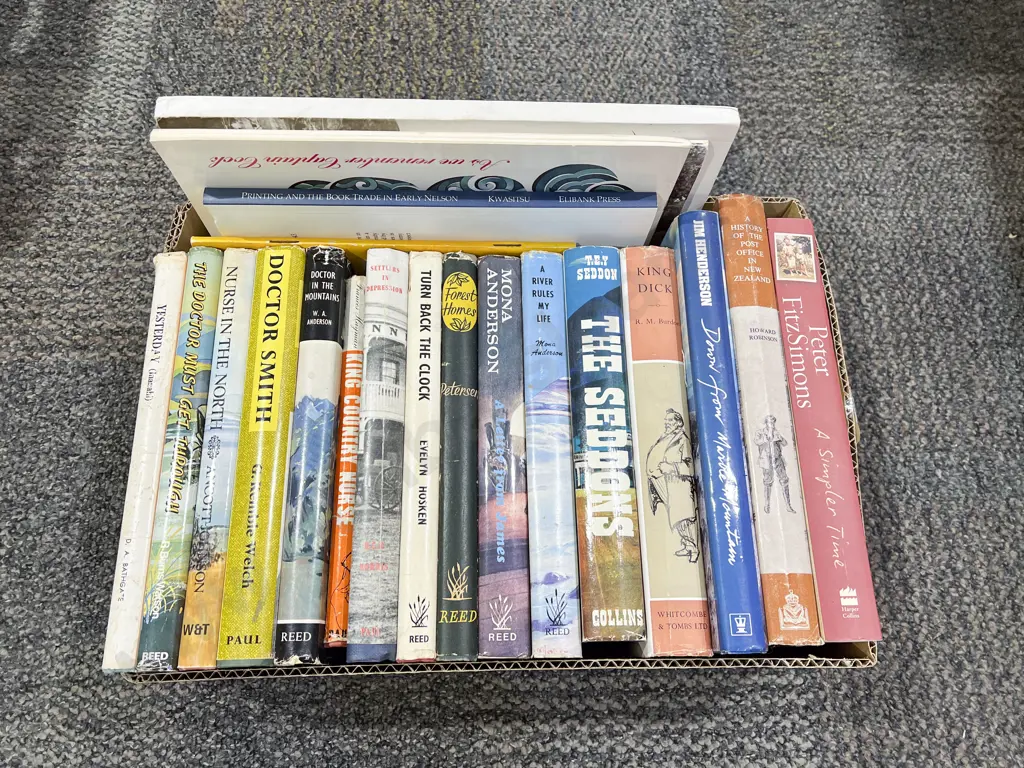 Box Assorted NZ Regional Histories & Biographies Image 1++