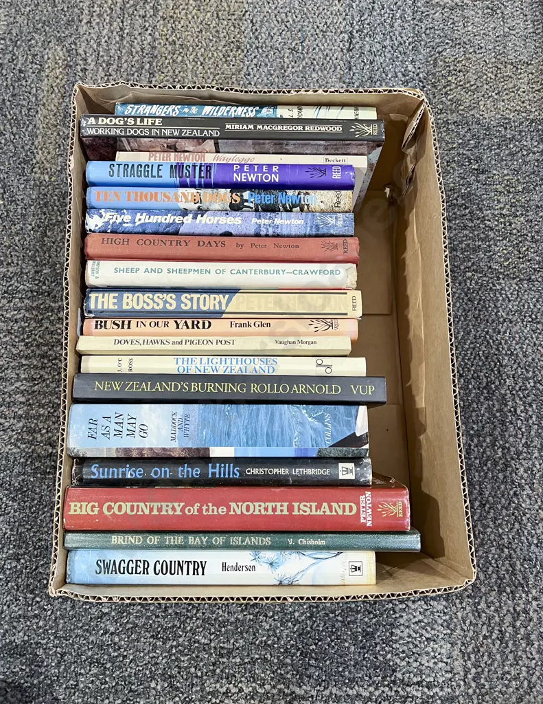 Box Assorted NZ Regional Histories & Biographies Image 1++