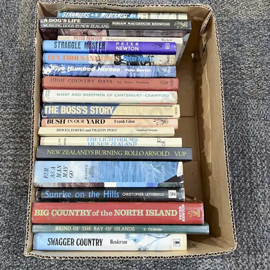 Box Assorted NZ Regional Histories & Biographies