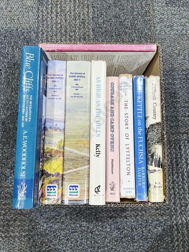 Box Assorted Canterbury Regional Histories Image 1++