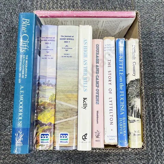 Box Assorted Canterbury Regional Histories
