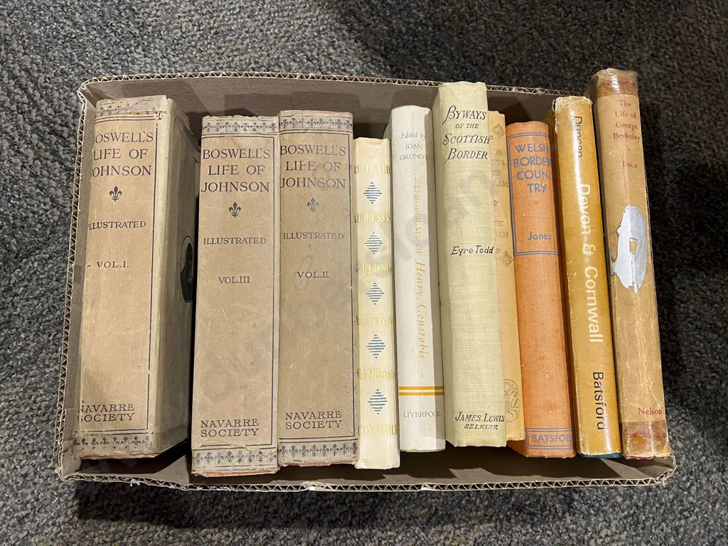 Box Assorted Vintage British Histories & Biographies Image 1++