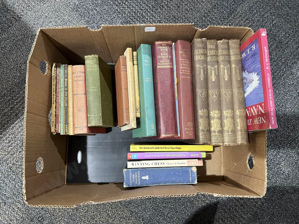 Box Qty of Assorted Books Image 1++