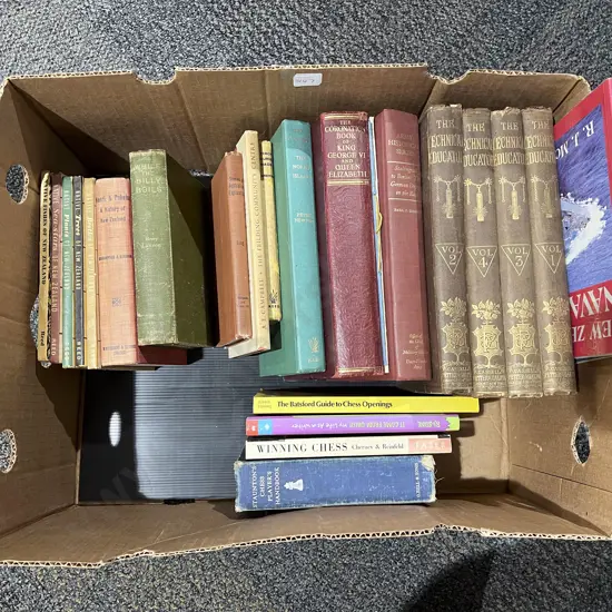 Box Qty of Assorted Books