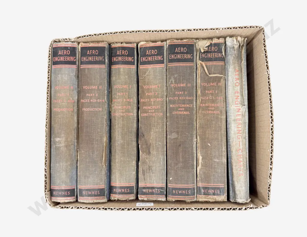 Qty of Vintage Aero Engineering Volumes Image 1++