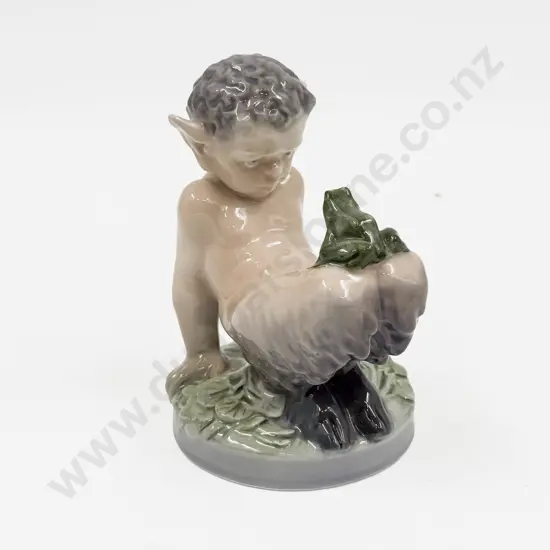 Royal Copenhagen Faun & Frog