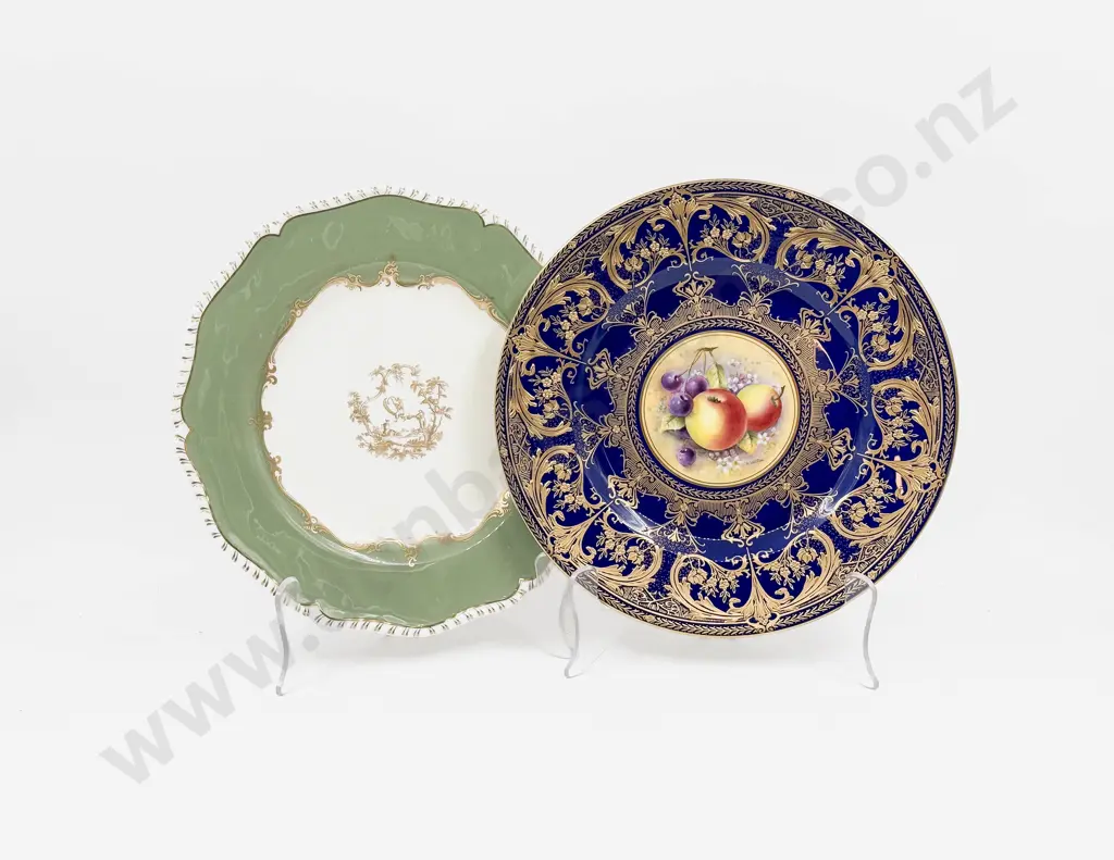 Two Royal Worcester Cabinet Plates Image 1++