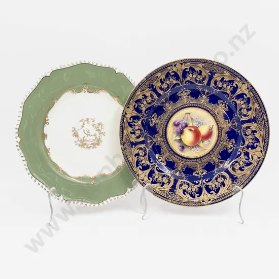 Two Royal Worcester Cabinet Plates