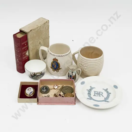 Qty of Assorted Royal Comm. together with Badges Brooch etc