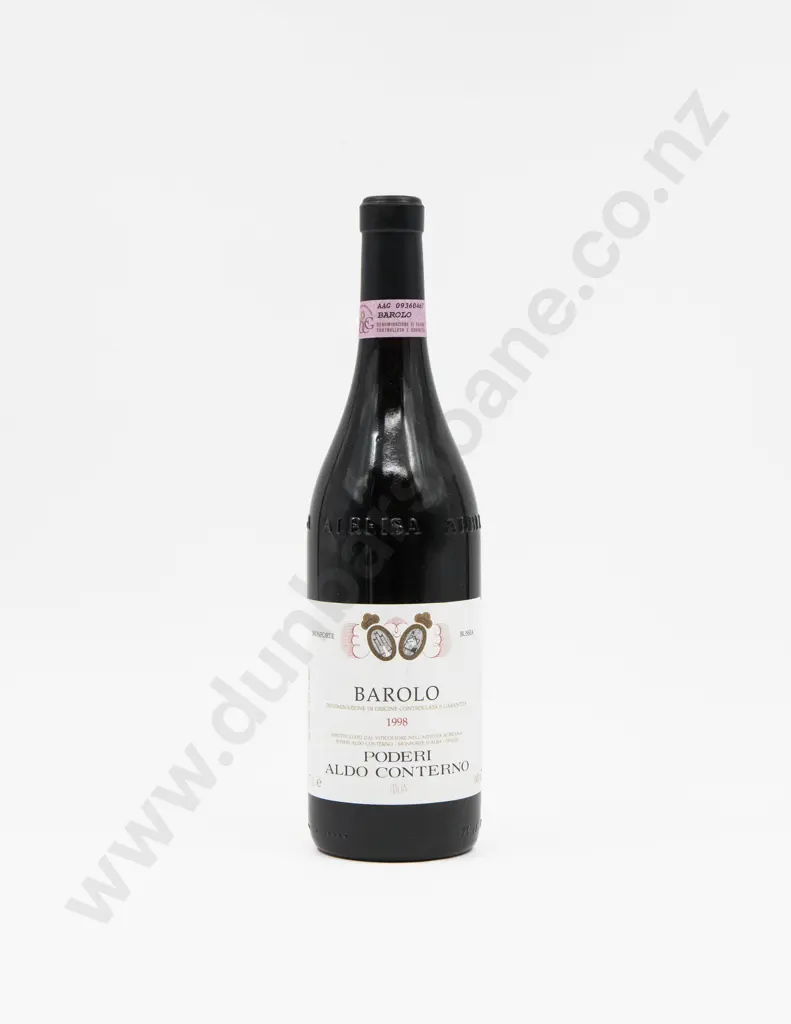 1 Bottle Italian 1998 Poderi Aldo Conterno Soprana Russia Barolo Image 1++