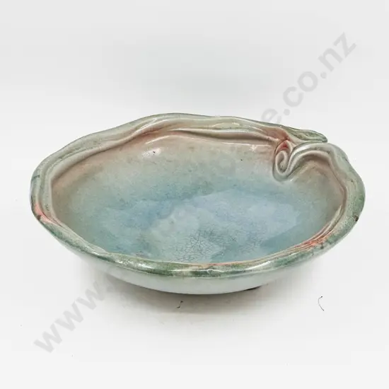 NZ Pottery Footed Table Bowl