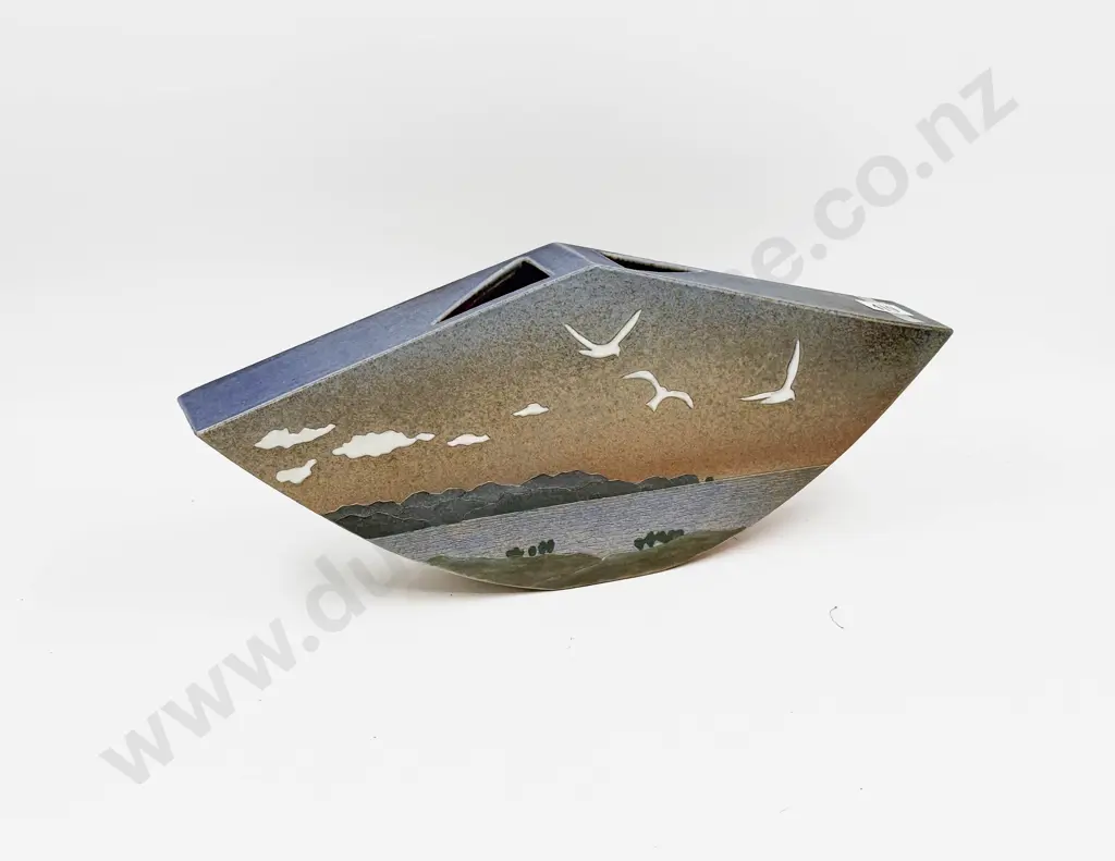 Ian Webster Stylized Pottery Vase Image 1++