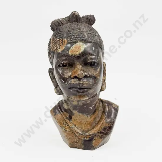 African Hardstone Bust