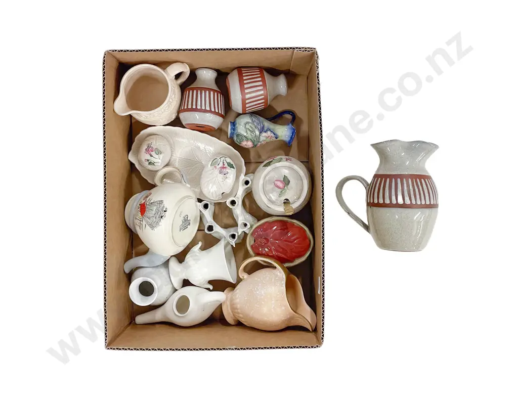 Box Qty of Assorted China & Stoneware Image 1++
