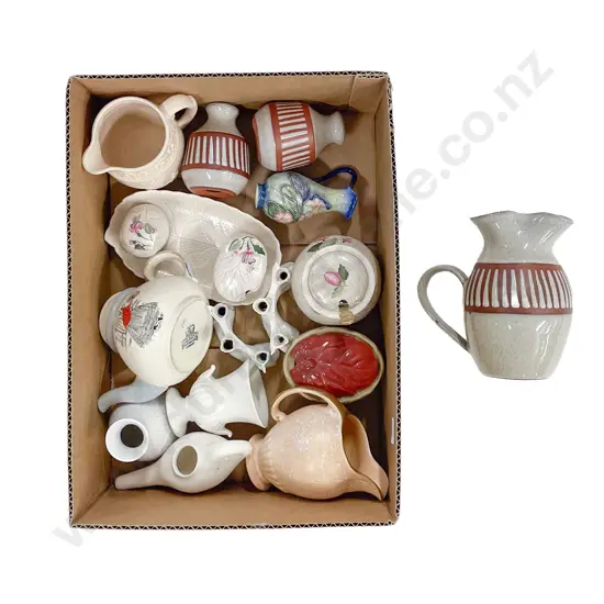 Box Qty of Assorted China & Stoneware