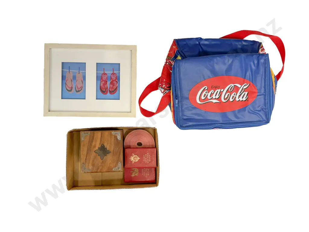 Box Qty of Assorted inc lTrinket Box & Two Post Office Saving Banks etc Image 1++