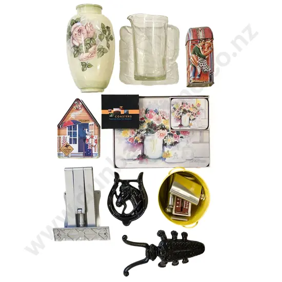 Box Qty of Assorted incl Repro Beetle Form Boot Scraper