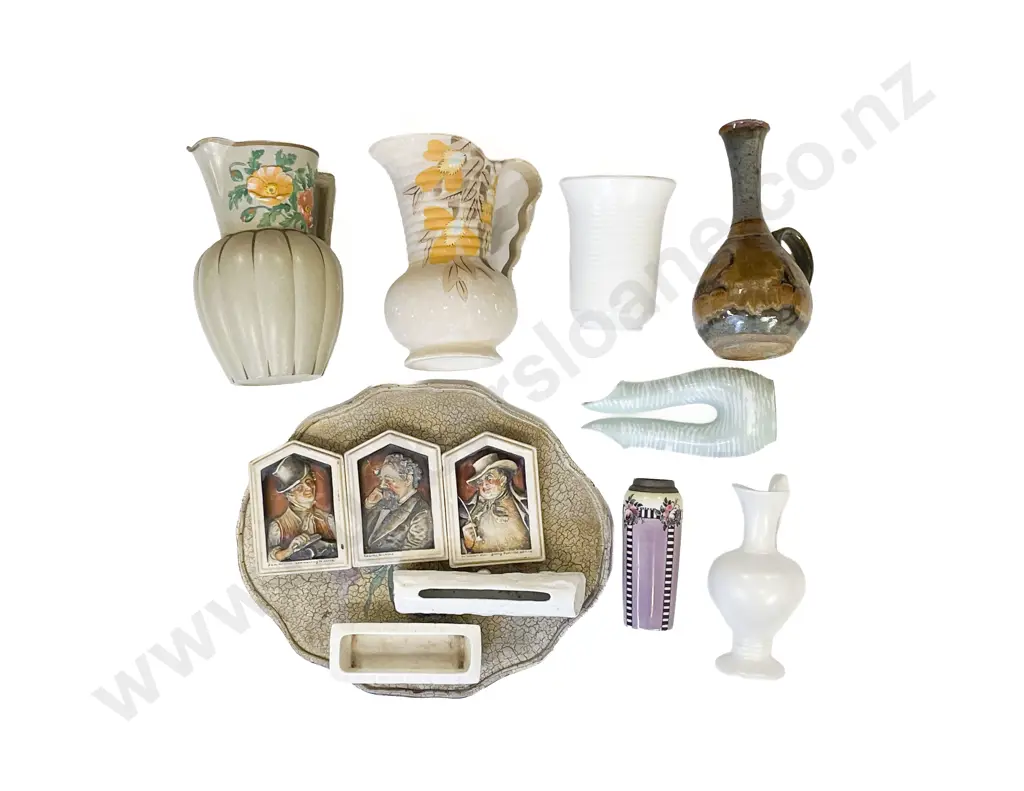 Qty Ivorex Relief Molded Portrait Plaques & Assorted Image 1++