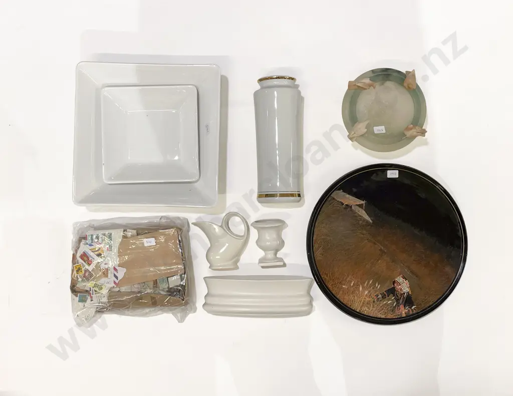Box Qty of Assorted incl Breakfast Tray Serving Ware & Assorted Stamps Image 1++