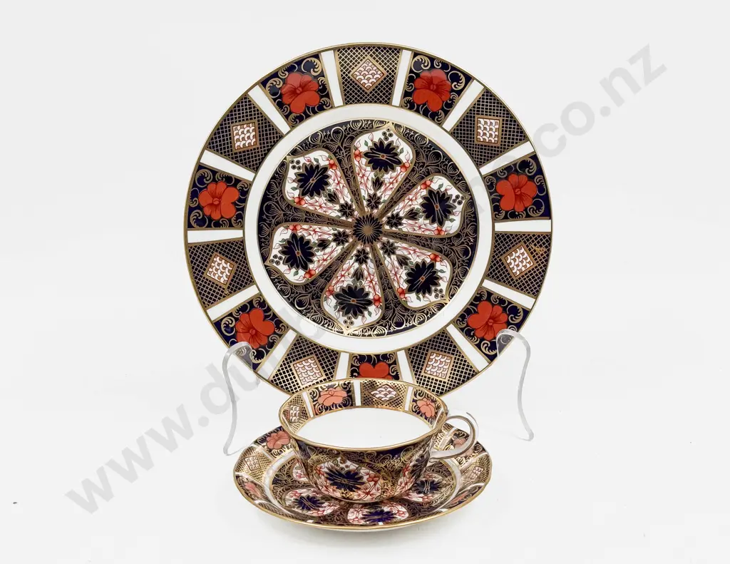 RCD Imari Pattern Cup & Saucer together with Matching Plate Image 1++