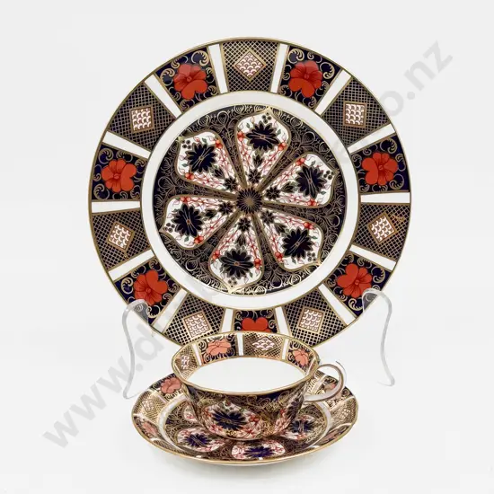 RCD Imari Pattern Cup & Saucer together with Matching Plate