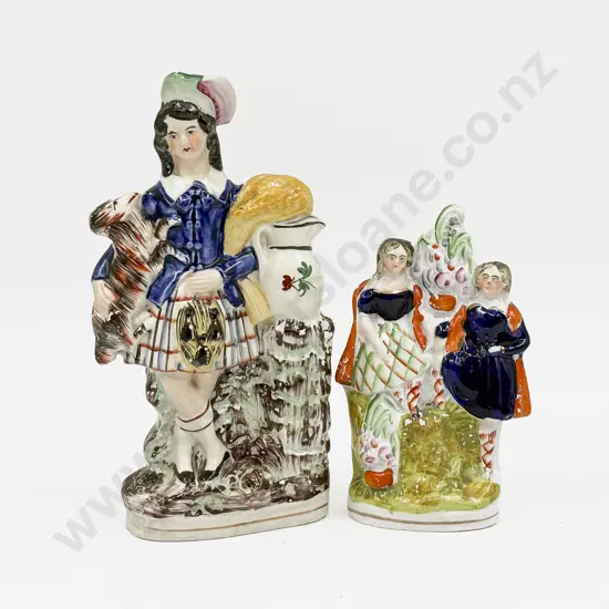 Two Staffordshire Figures