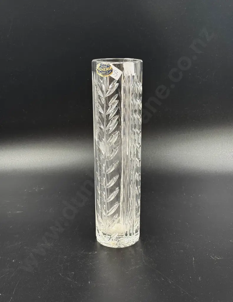 Bohemia Crystal Cylindrical Vase Image 1++
