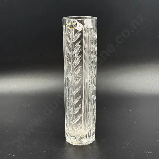 Bohemia Crystal Cylindrical Vase