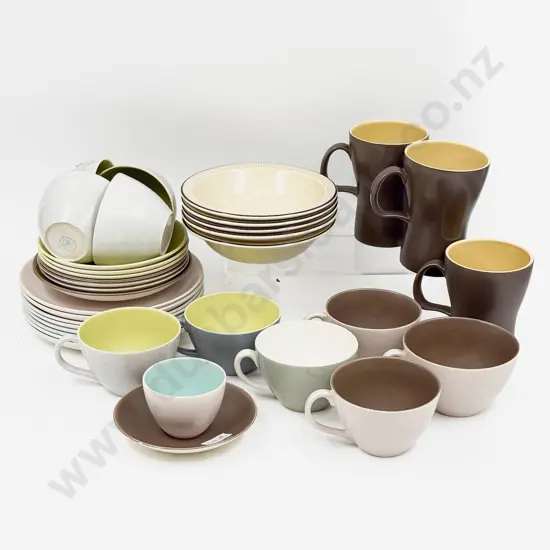 Qty of Assorted Poole Twintone China