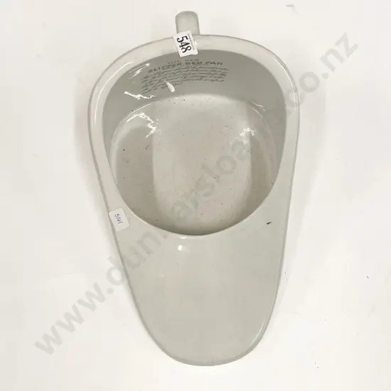 Vintage Ceramic Slipper Bed Pan